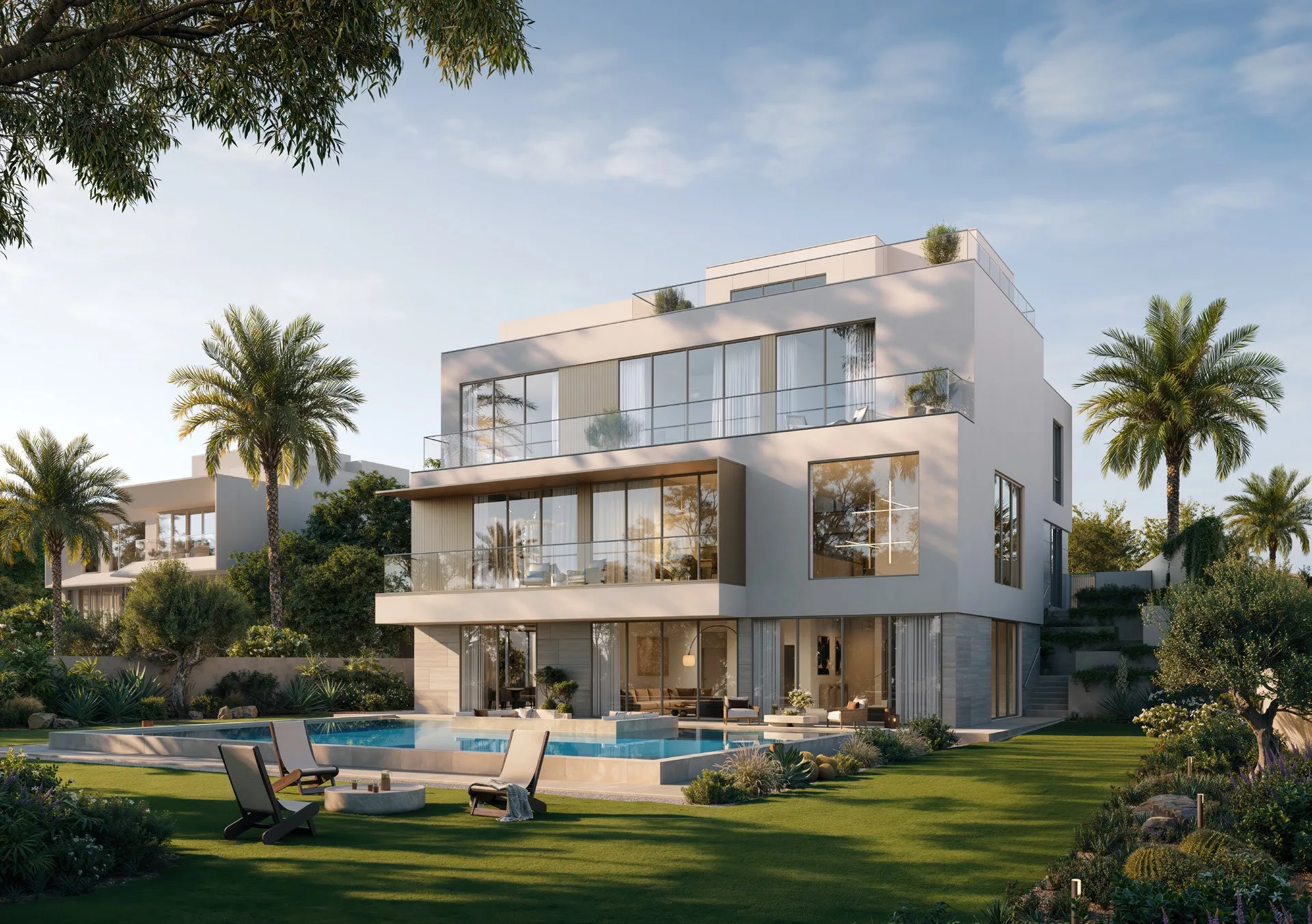 Lunaya Terraces with layered balconies and integrated planting